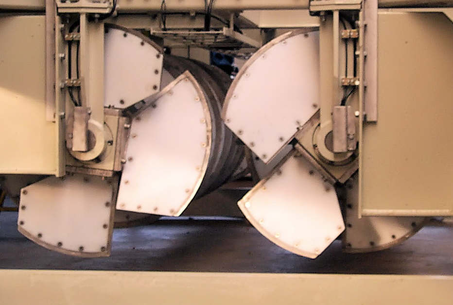 JHS800 vijzelinstallatie met Ø800 mm schroefblad en verstevigde trog