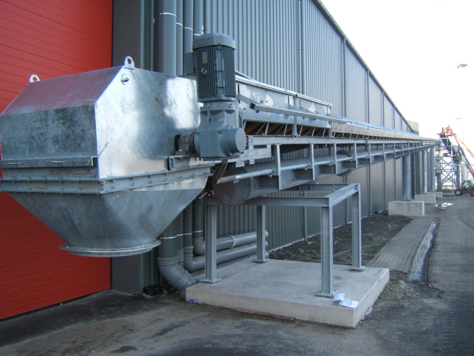 Heavy Duty Belt Conveyor System for Bulk Material Handling